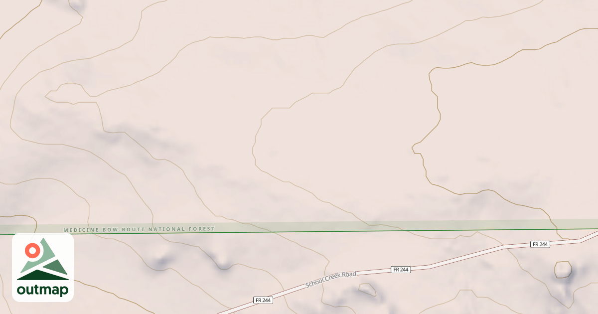 Map of BNDRY CORRAL CREEK