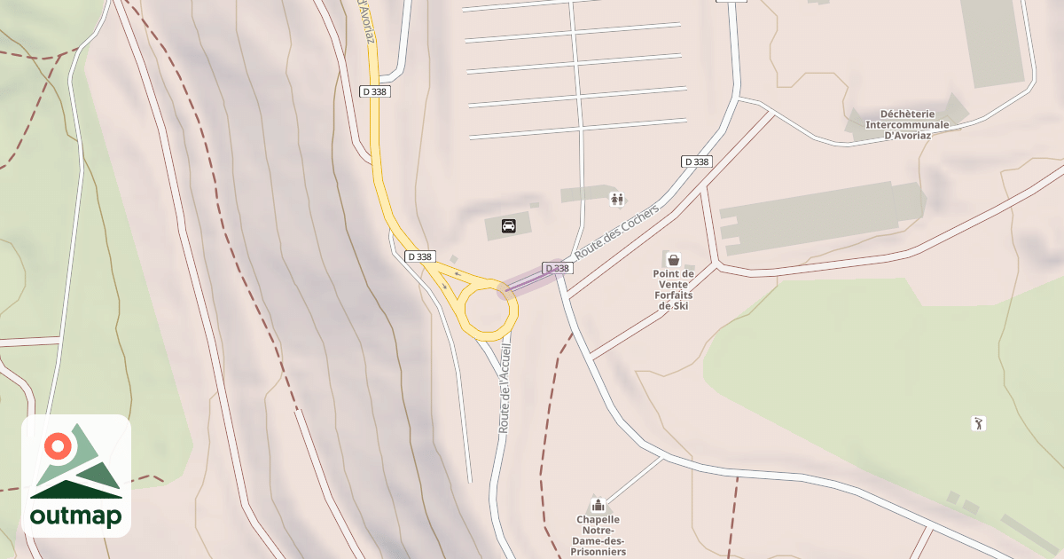 Map of Route des Cochers