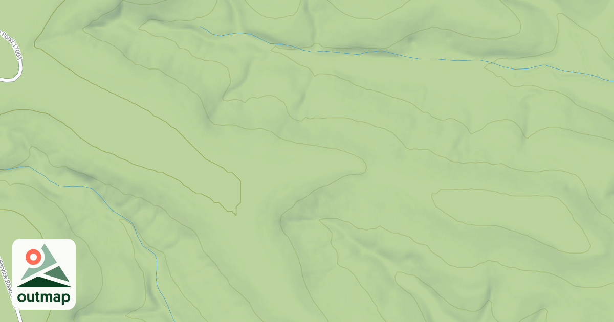 Map of JACKSON BRANCH SPUR A