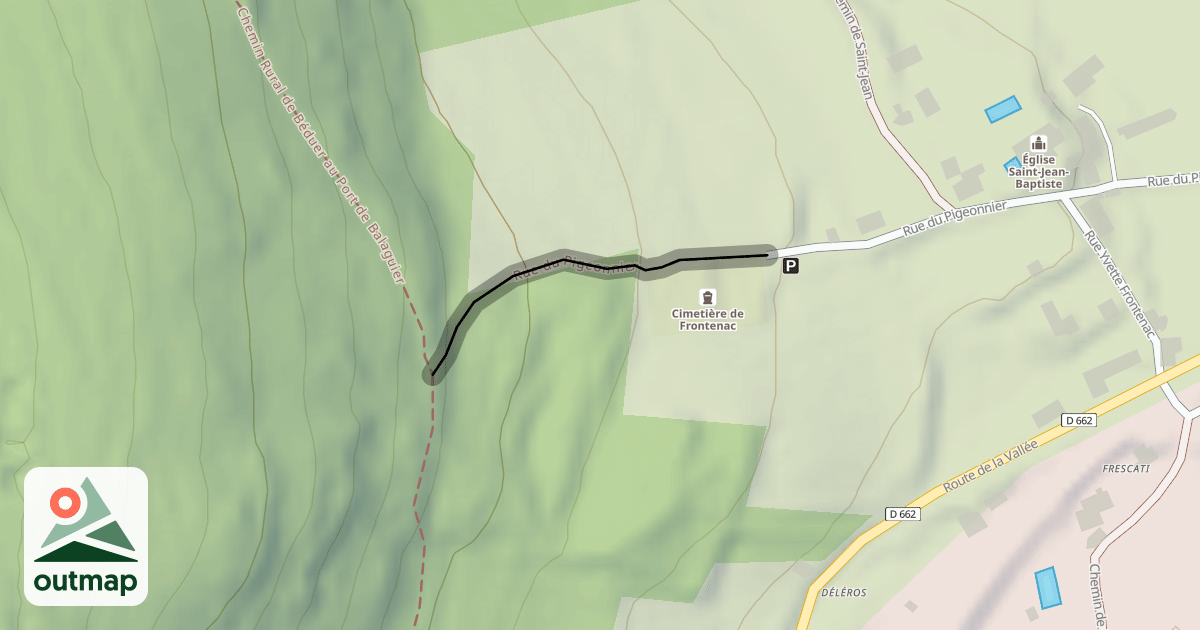 Map of Rue du Pigeonnier