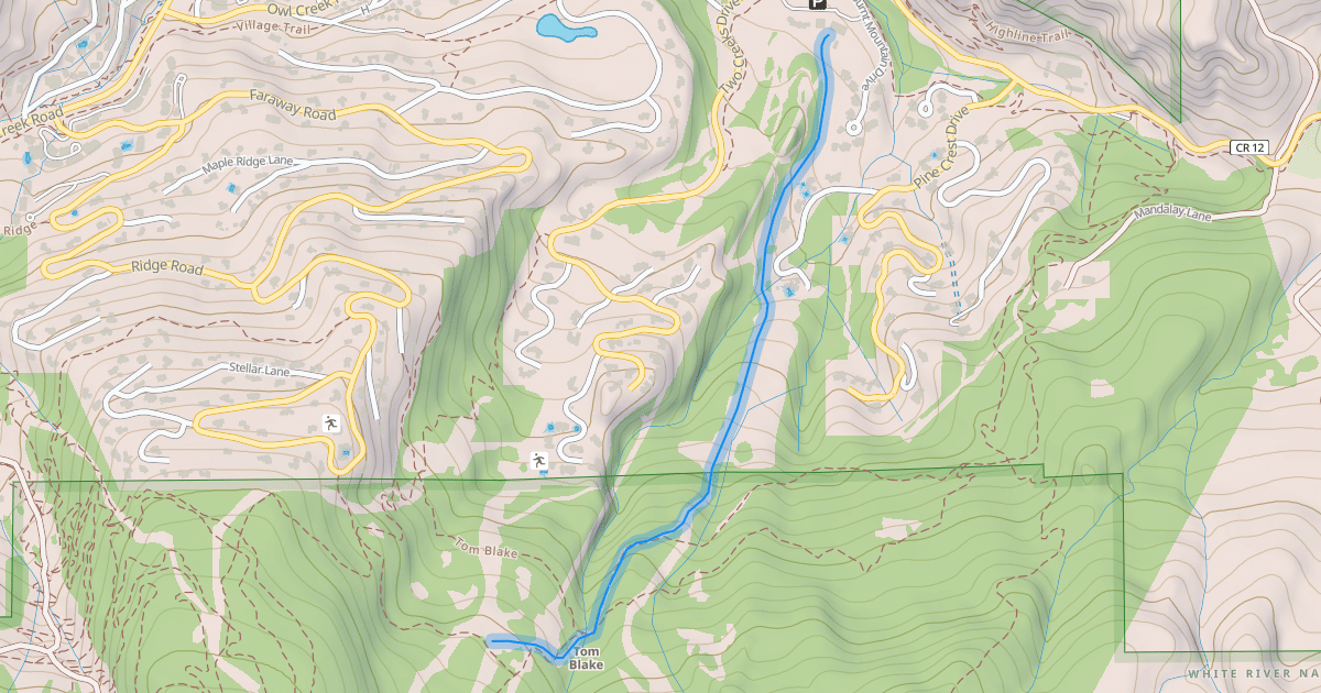 Map preview of East Branch