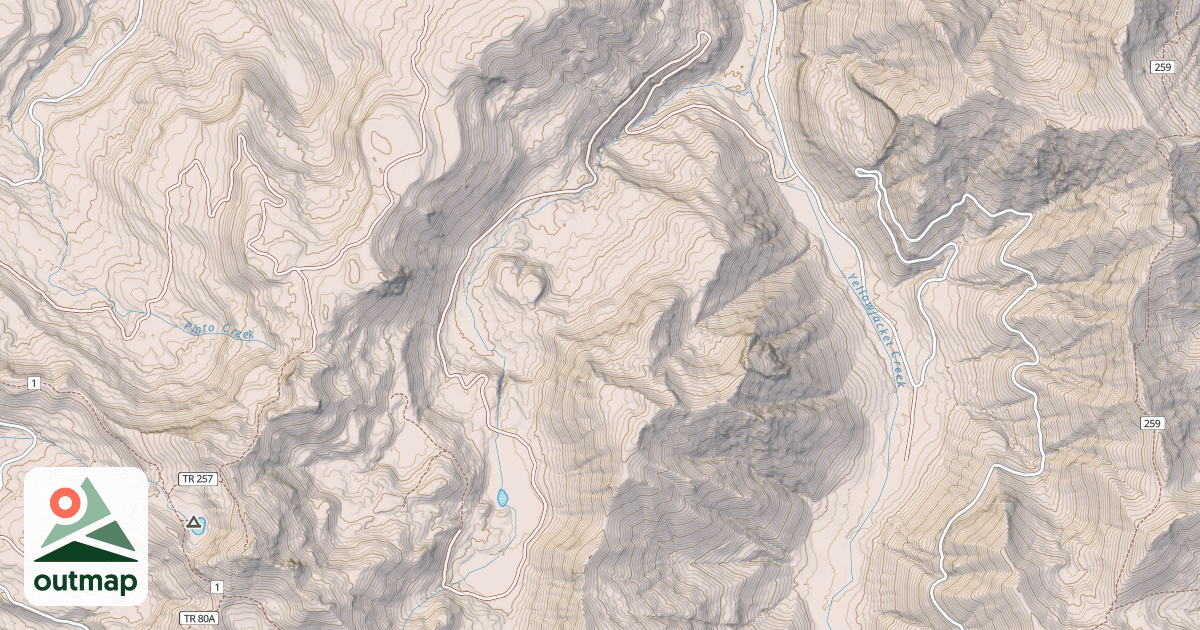 Map of BADGER_CREEK