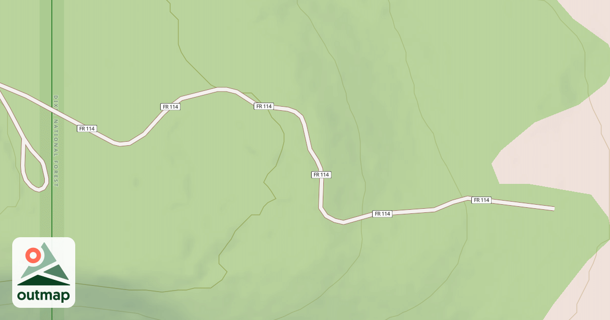 Map of USFS Motor Vehicle Use Map Roads {8B63D20A-EA87-4EC7-AD87-D9271623C24D}