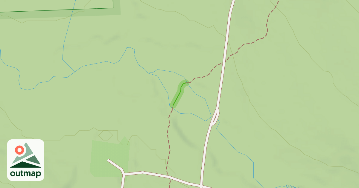 Map of Fred J. Cusimano Westside Overland Trail