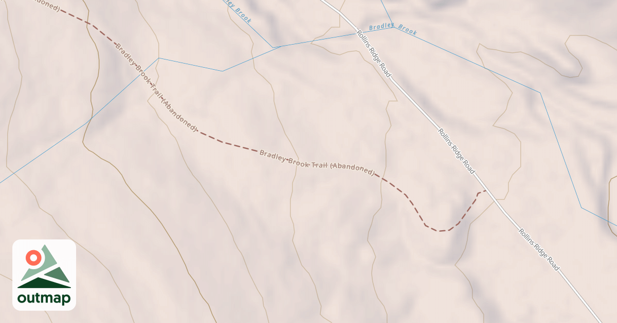 Map of Bradley Brook Trl