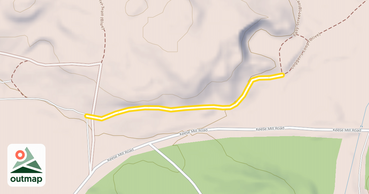 Map of Logger's Loop (Olive)