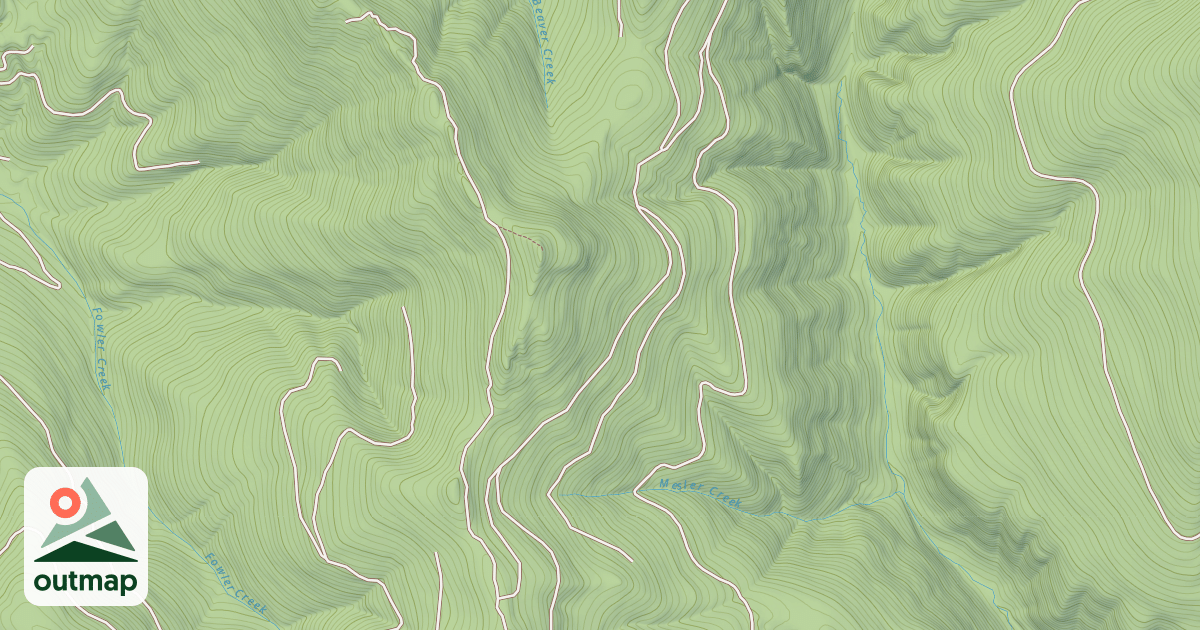 Map of Copeland Trail