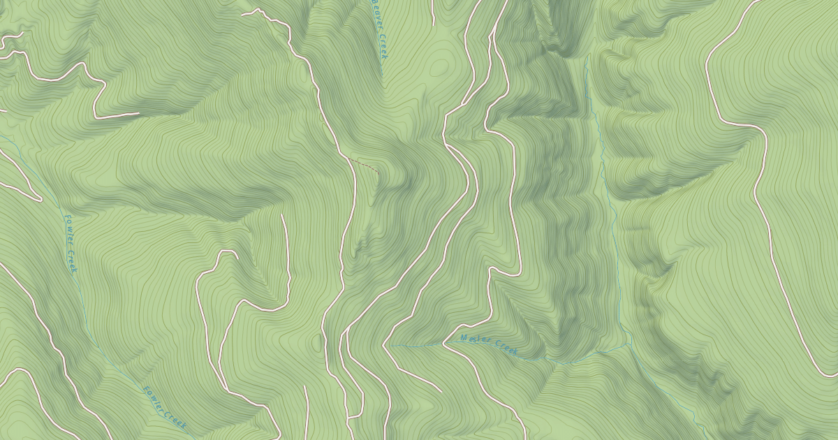 Map preview of Copeland Trail