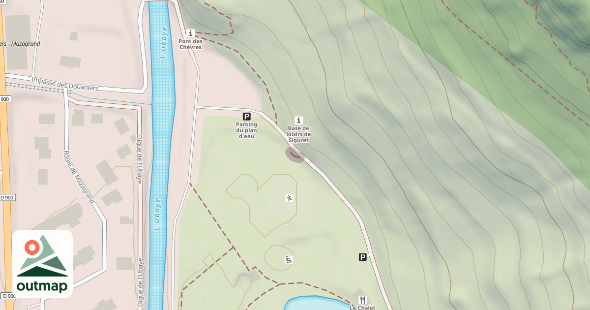 Map of Climbing Site