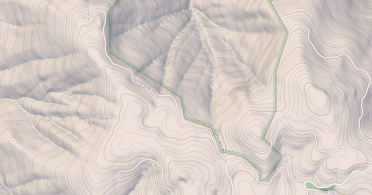 Map preview of LONE PINE RIDGE