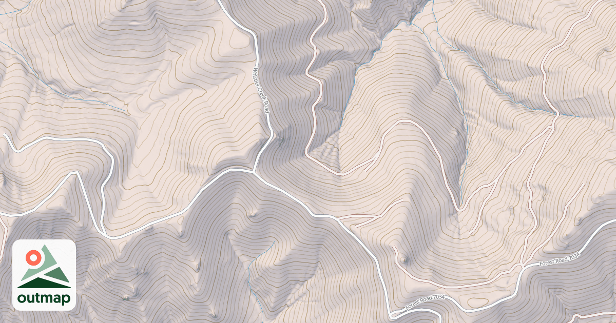 Map of HIMES/TWIN CAMP/WHISTLER CREEK
