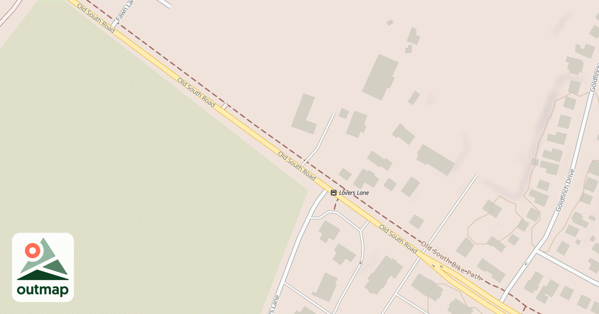 Map of Old South Road Bike Path