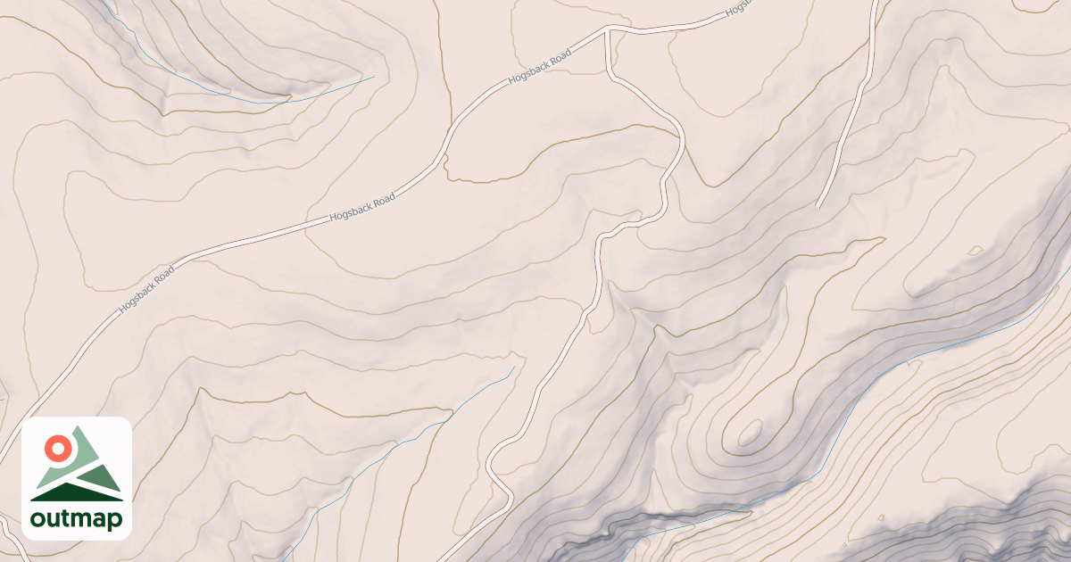 Map of HOGBACK S
