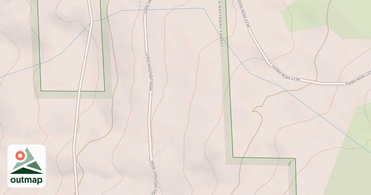 Map of USFS National Forest System Roads {1DA5AB00-78B7-42C0-B82C-CC7156E90DD7}