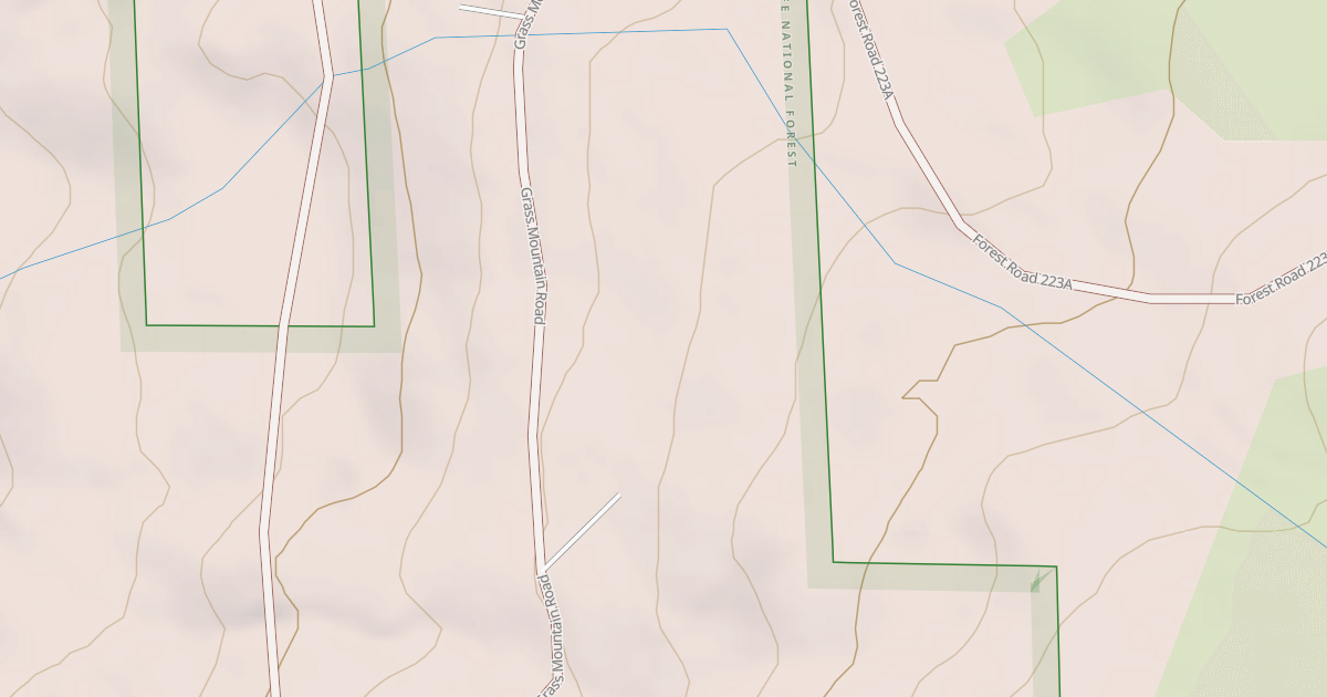 Map preview of USFS National Forest System Roads {1DA5AB00-78B7-42C0-B82C-CC7156E90DD7}