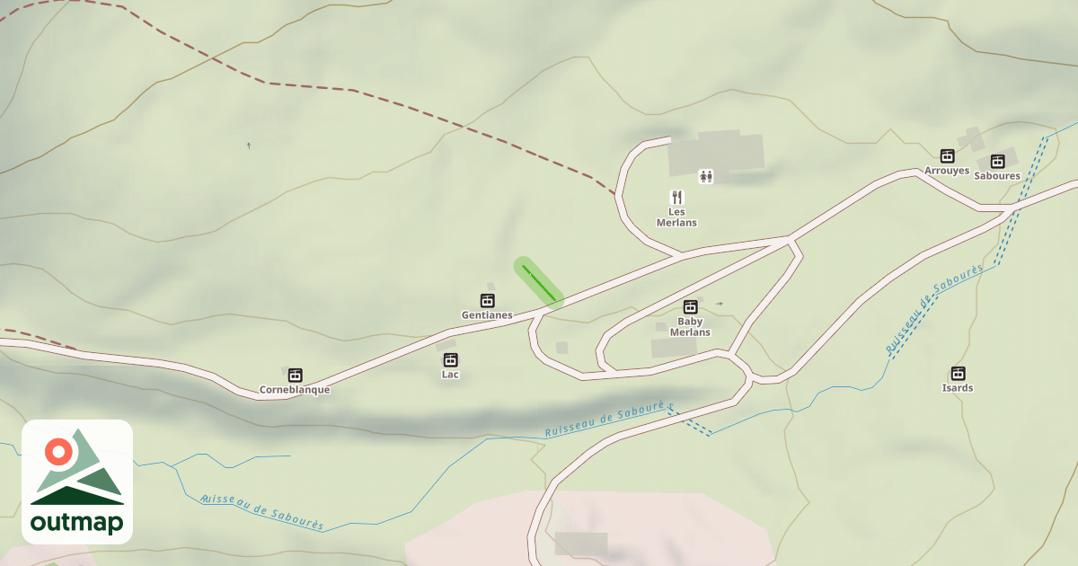 Map of Gentianes
