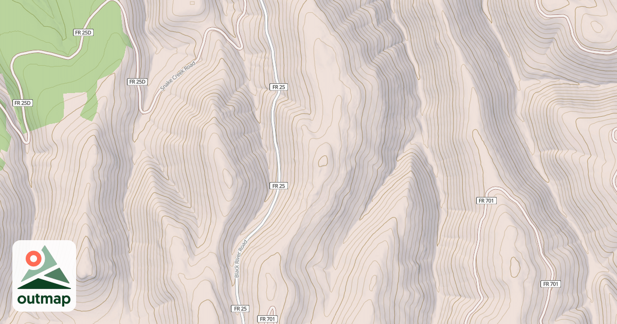 Map of USFS National Forest System Roads {D0342740-06BF-4F88-AED3-C608F27D4882}