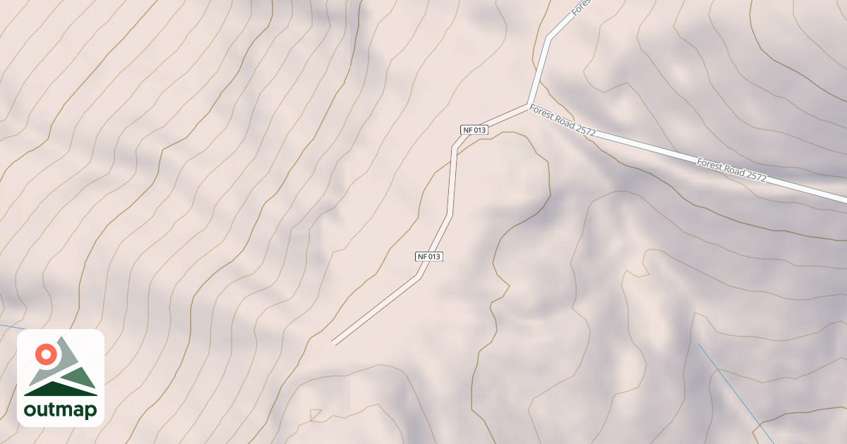Map of USFS National Forest System Roads {D9C6B370-7F38-4EB7-83CF-71DAB393C48B}