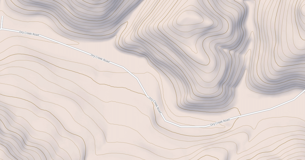 Map preview of DRY CREEK ROAD