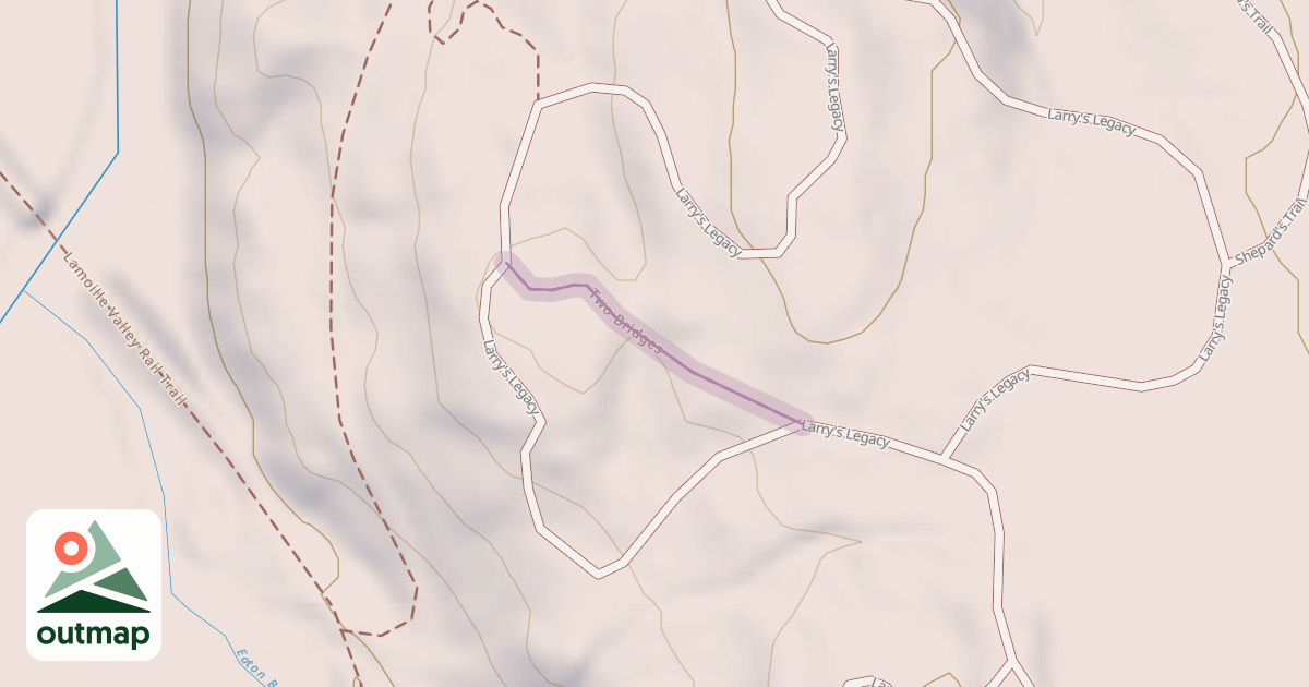 Map of Two Bridges