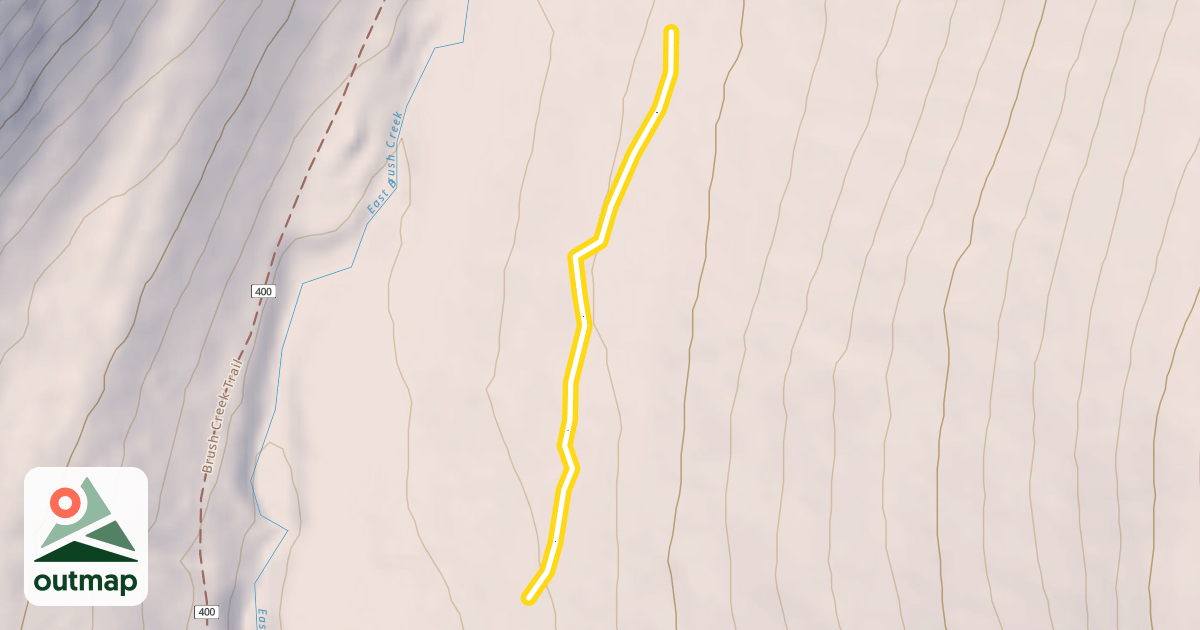 Map of Brush Creek Ski