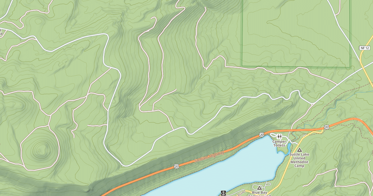 Map preview of ROUND LAKE