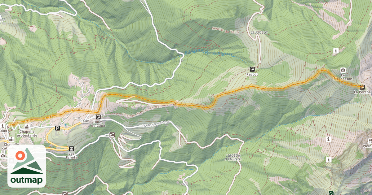 Map of Itinéraire du Diable