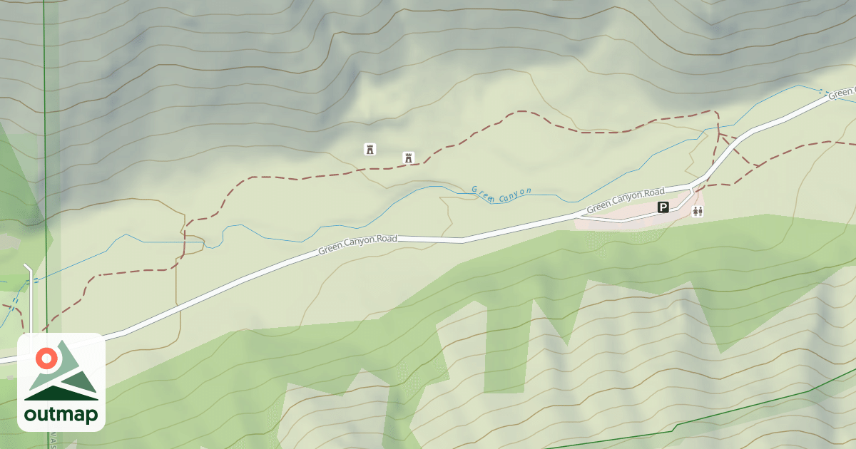 Map of GREEN CANYON