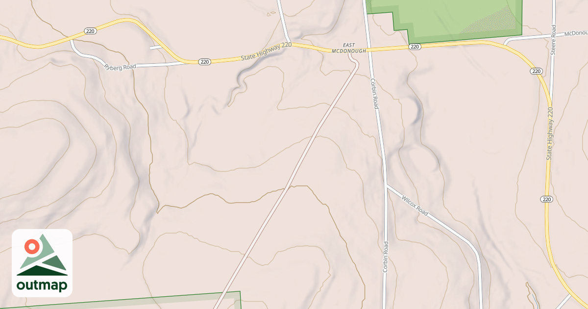 Map of Finger Lakes Trail