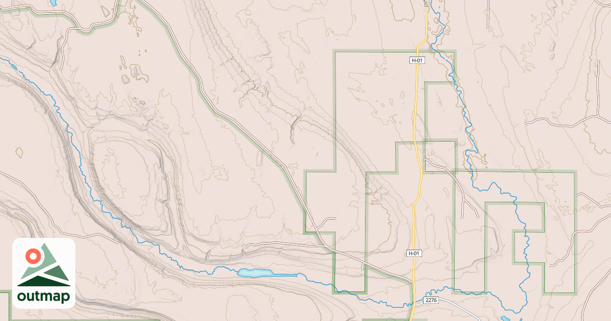 Map of COLE CREEK