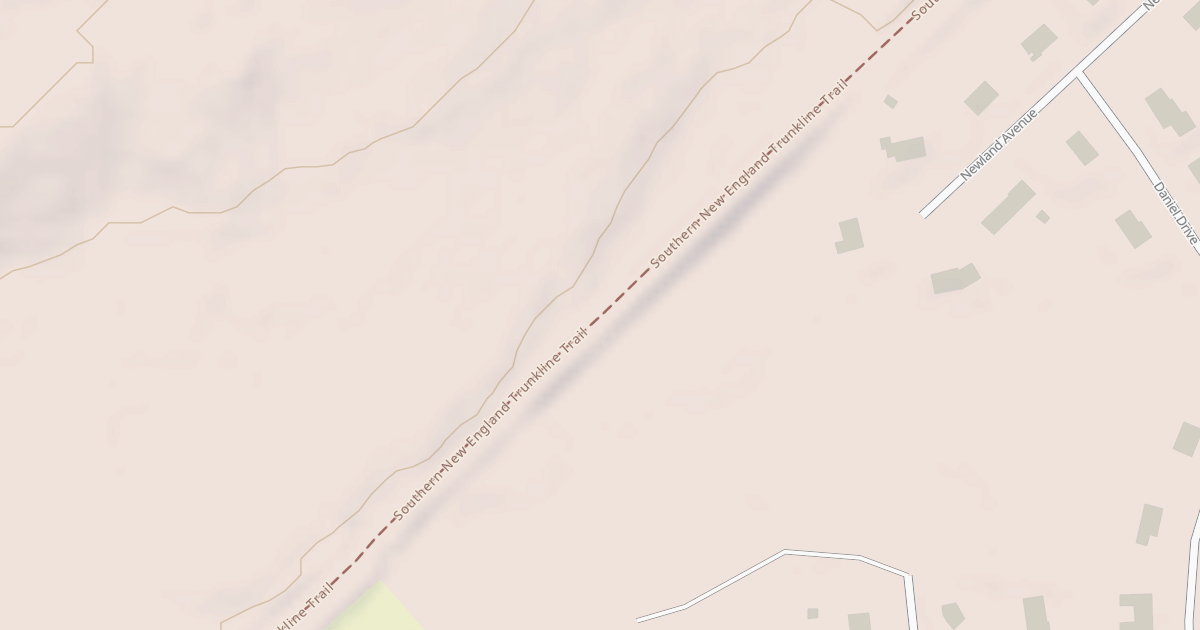 Map preview of Southern New England Trunkline Trail