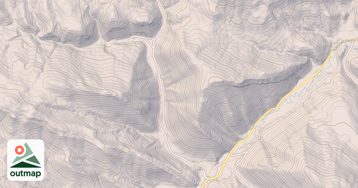 Map of BLACKTAIL CANYON-POINT LOOKOUT
