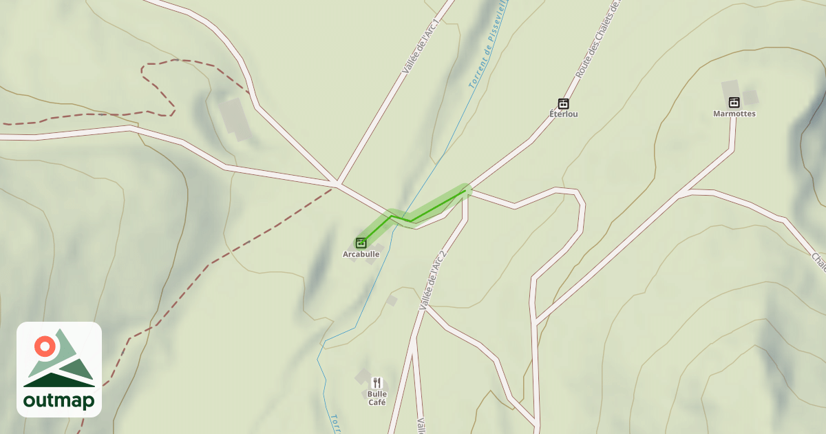 Map of Accès Arcabulle