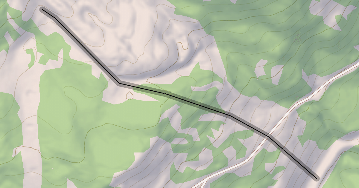 Map preview of Pack Saddle Glades