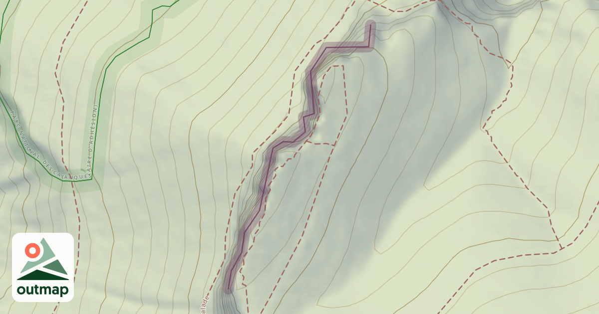 Map of Secteur Jas de la Penna