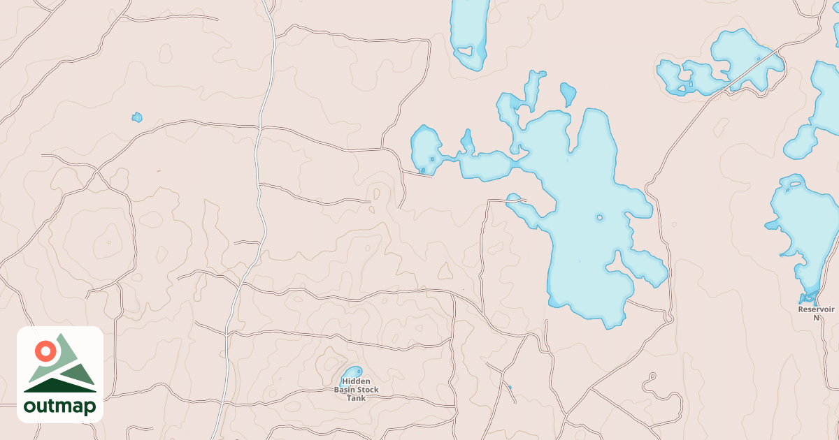 Map of LOST VALLEY TIE