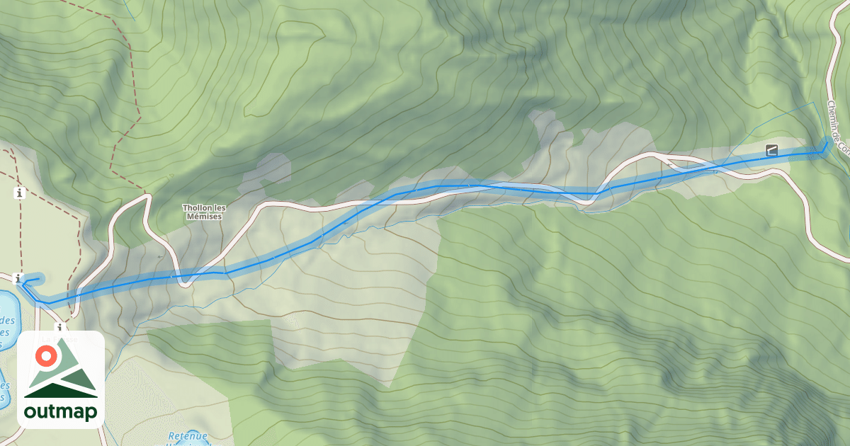 Map of La Frasse