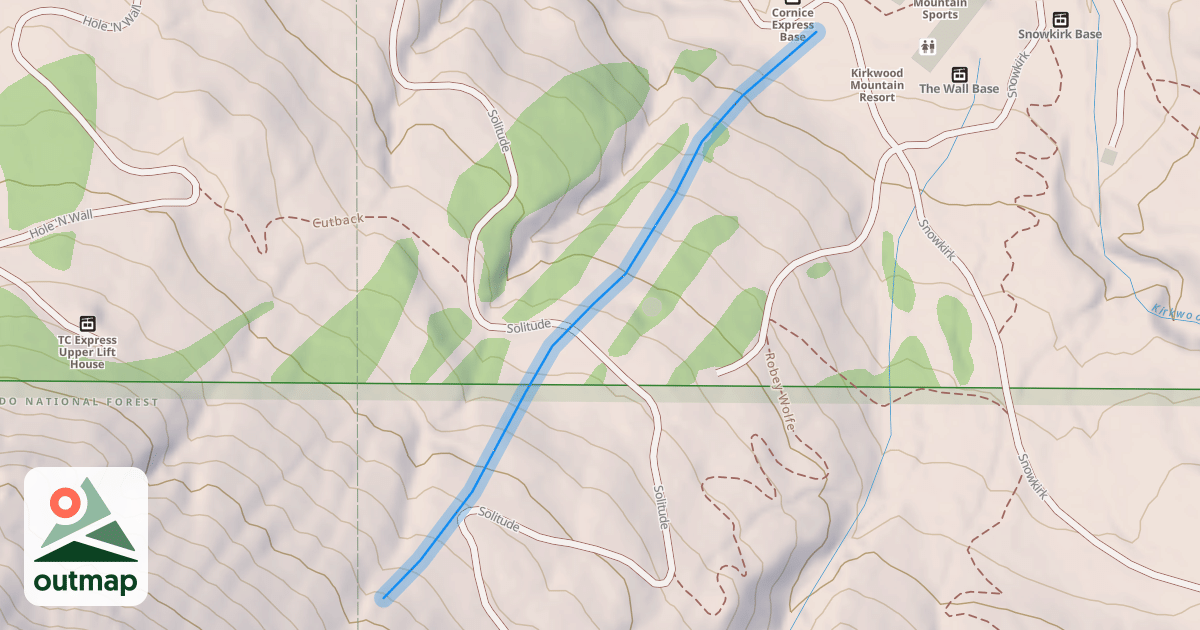 Map of Lower Zachary