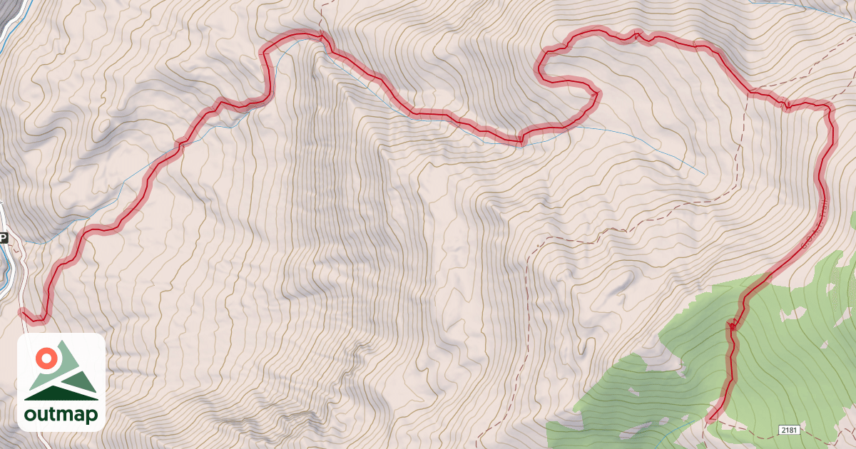 Map of G.O.A.T. Trail