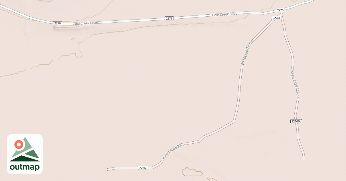 Map of COLE CREEK SPUR I