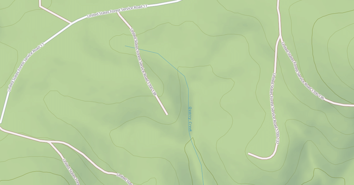 Map preview of USFS National Forest System Roads {3C247810-69B1-4855-BEBA-A1DE171DAA74}