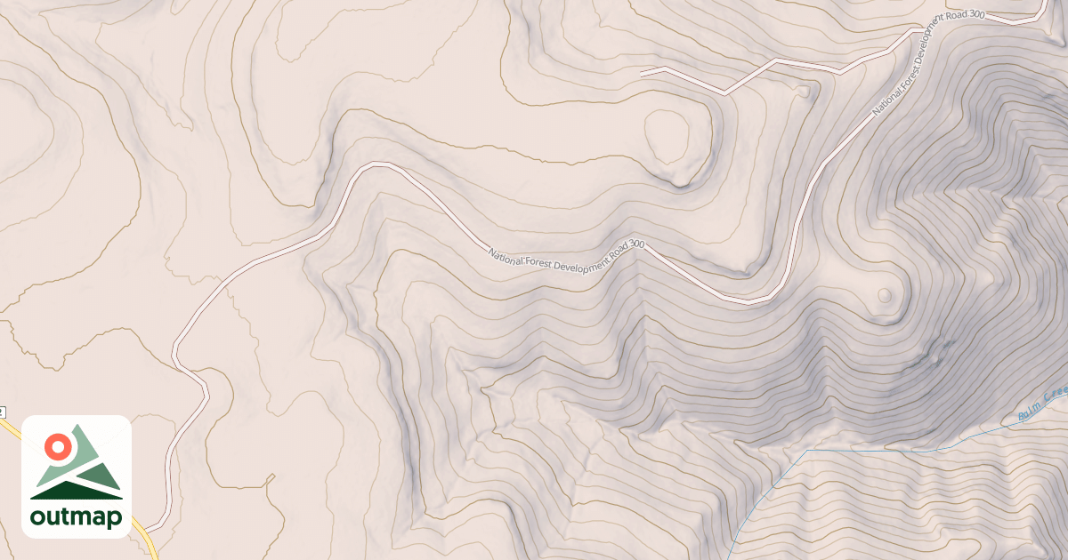 Map of USFS Motor Vehicle Use Map Roads {8CB74BDA-4533-475D-956D-53DD99FB60BC}