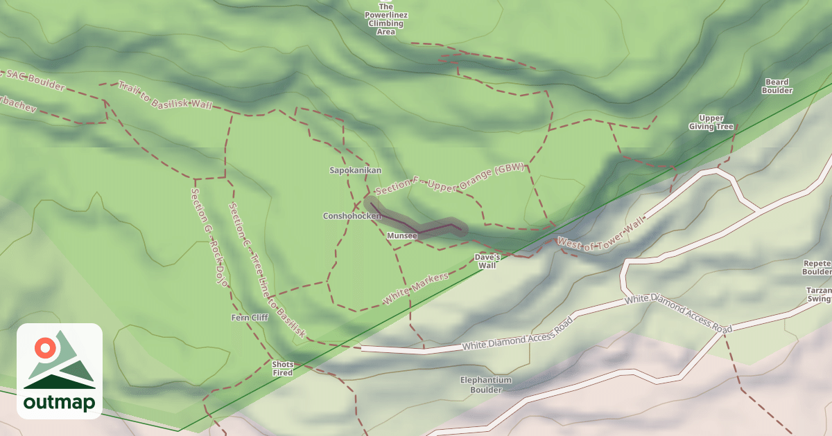 Map of Ramapough