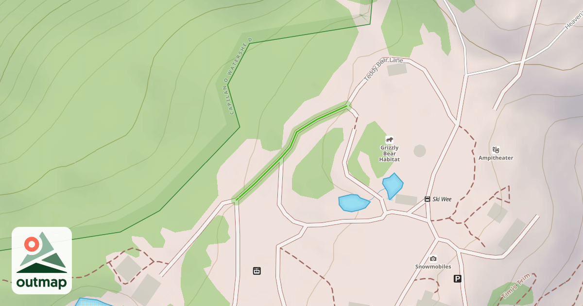 Map of Teddy Bear Lane