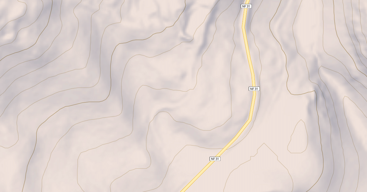 Map preview of USFS National Forest System Roads {19E784DB-CCF8-4050-BB32-62F4CA5C3AD6}