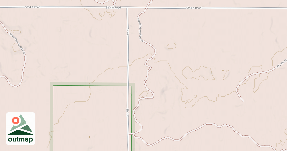 Map of Straight Arrows Trail
