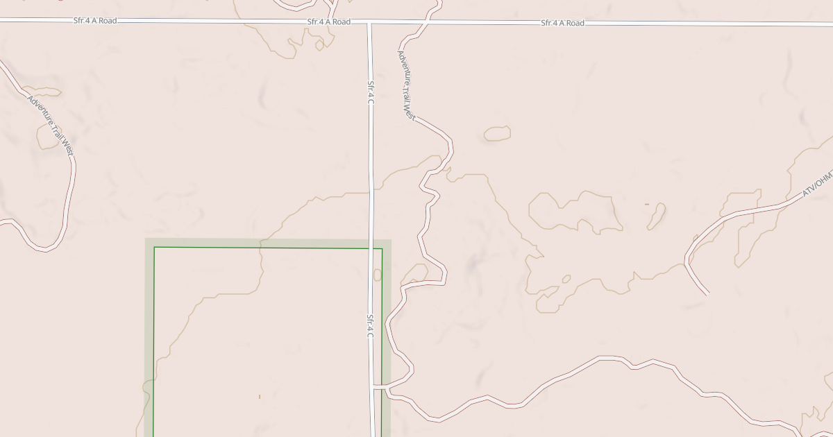 Map preview of Straight Arrows Trail