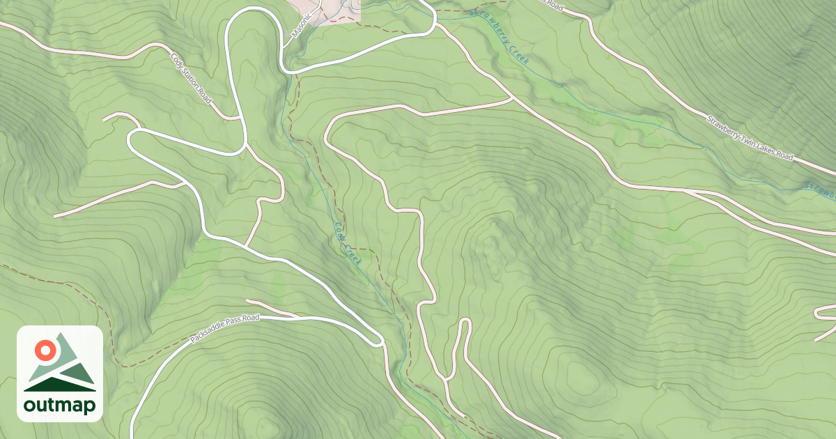 Map of CODY CREEK