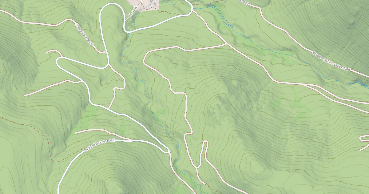 Map preview of CODY CREEK