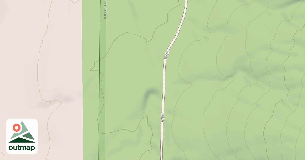 Map of USFS National Forest System Roads {EF2691EC-02F4-4DB9-B7D8-C9499BF17718}
